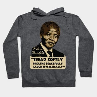 Nelson Mandela Portrait And Quote Hoodie